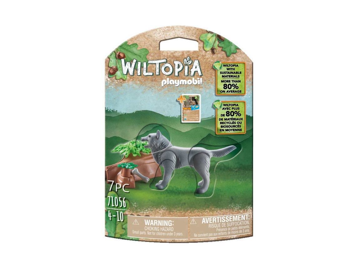 Playmobil 71056 Wiltopia Wolf (Idade Mínima Recomendada: 4 anos)