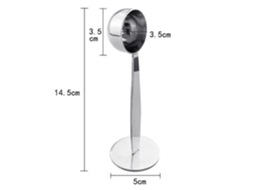 Feihuang-Moedor de Café Colher de Café de Aço Inoxidável 2 em 1 Colher com Suporte Café Expresso AUTREMENT
