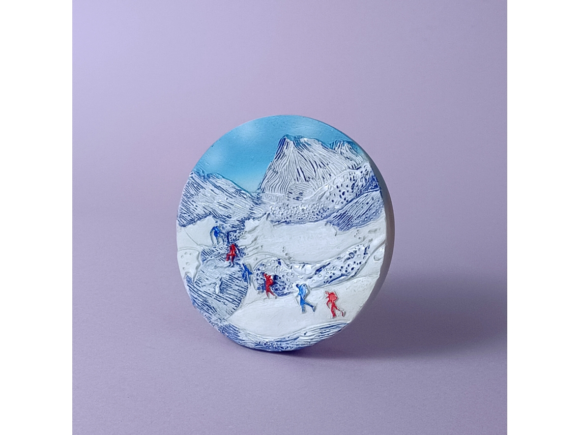 (equipe De Montanhismo Circular) Ímãs De Geladeira Com Cidades Da China: Hong Kong, Macau, Taiwan, Tianjin