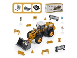 Jogo Infantil De Escavadeira Por Inércia - Brinquedo Educativo De Miniaturas De Carros