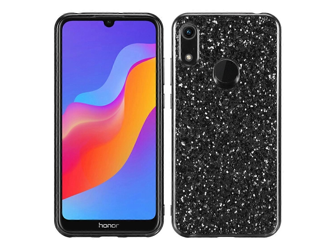 Capa De Tpu Resistente A Impactos Com Glitter Para Huawei Honor Play 8a