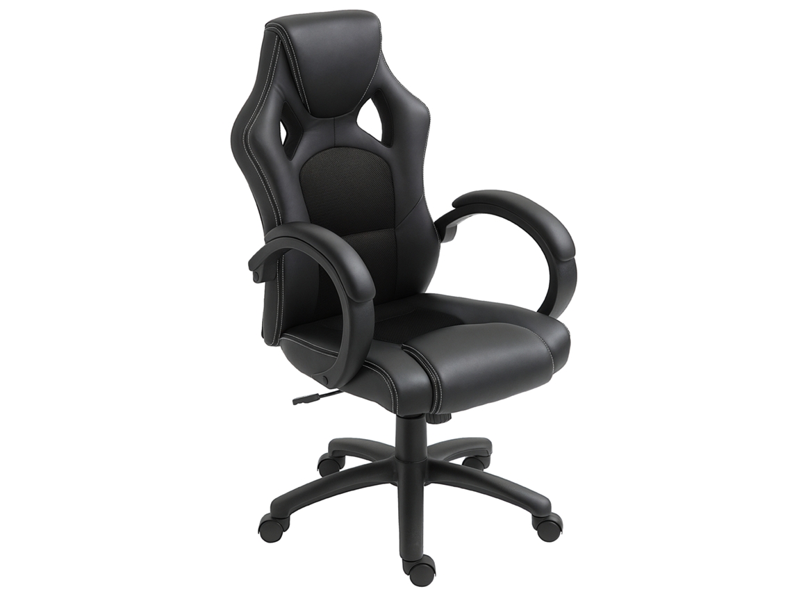 Cadeira de Escritório Giratória ZENCORE SERVICES, Design Ergonômico, Altura Ajustável, 49x60x79-91cm, Cinza