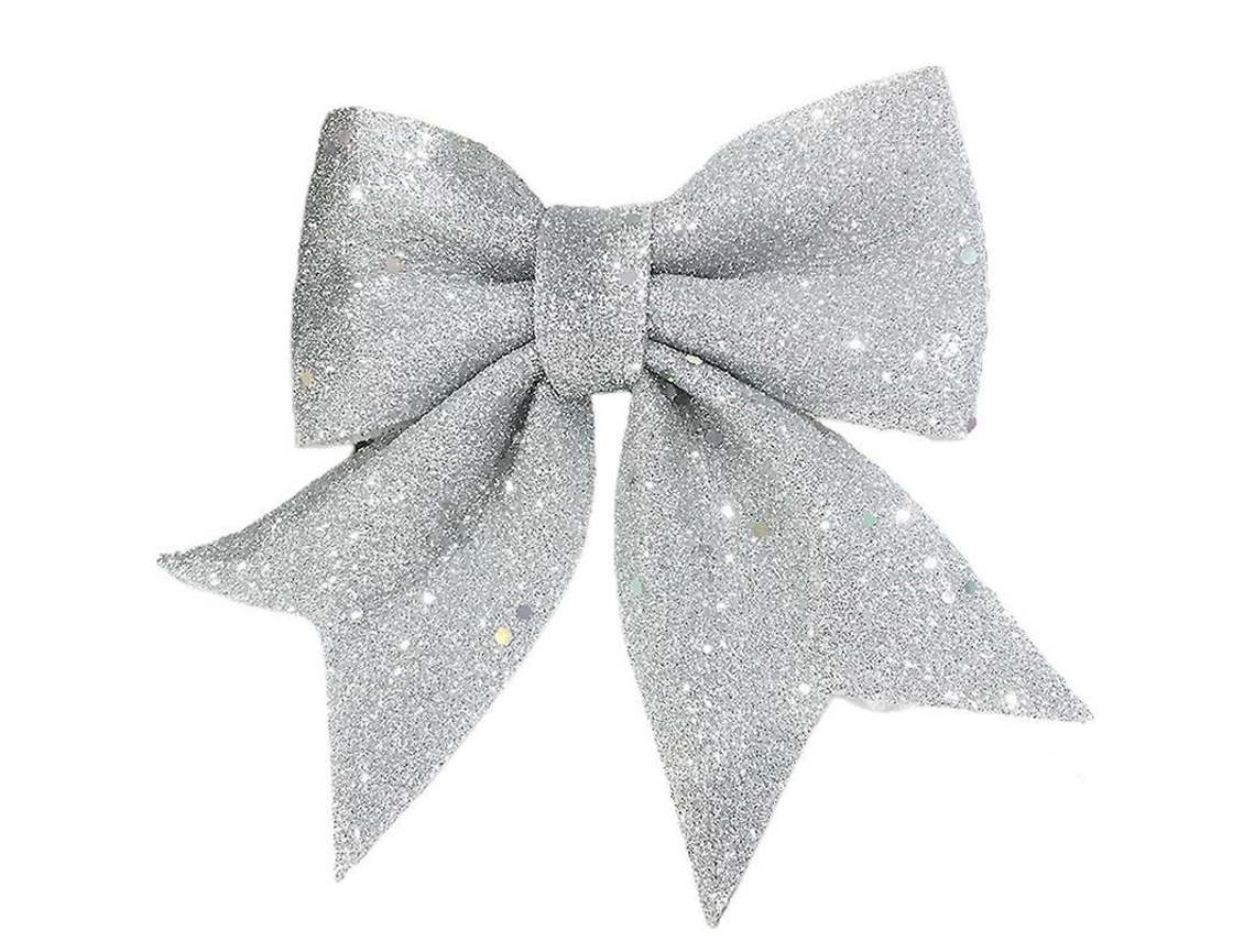 Lacos De Natal Com Glitter Para Árvore De Natal Decorativos Presente 2/10pcs 12*15cm Branco Champagne Prata Vermelho Ouro Rosa 2 Unidades Plata