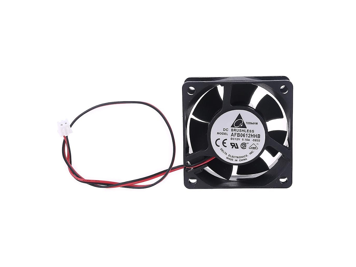 Cpu Afb0612hhb De 6cm Para Ventilador De Resfriamento De Caixa 6015 6025 12v 0,18a Refrigerador De Trabalho De Teste Para Delta