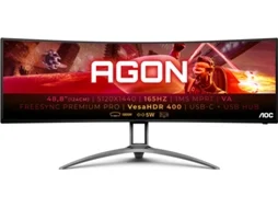 Monitor Curvo Gaming AOC AG493UCX2 (49'' - 4 ms - 165 Hz - FreeSync Premium Pro)
