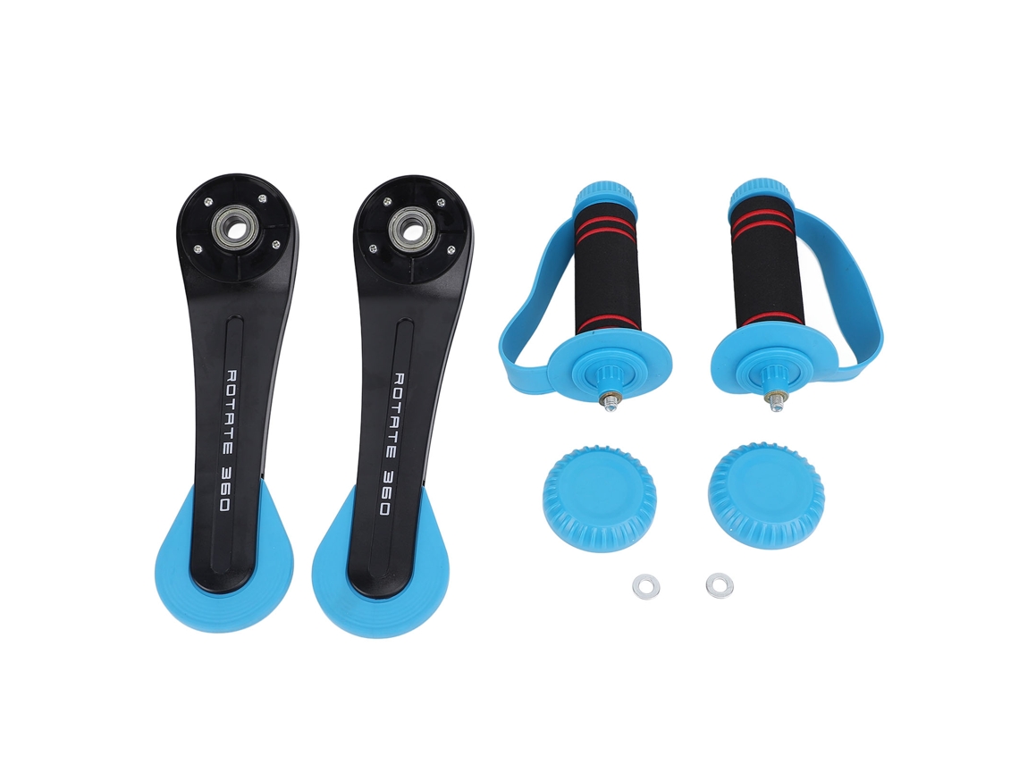 2pcs Halteres Para Mulheres Com Manivela Giratória Treino De Músculos Braço Equipamento Fitness Azul Céu