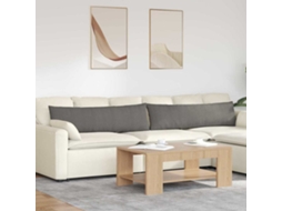 Vidaxl Travesseiros De Sofá 2 Pcs Cinzento-claro 145 X 40 Cm