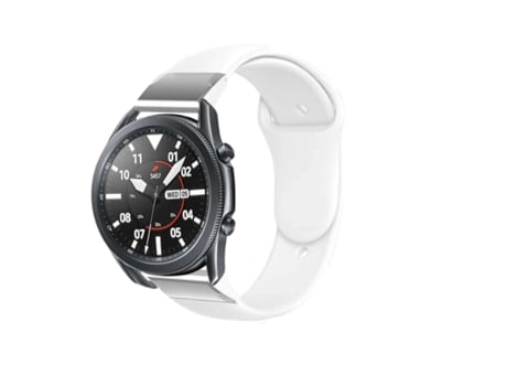 Bracelete Pulseira Silicone Suave para Gramin Fenix 6 Solar Branco