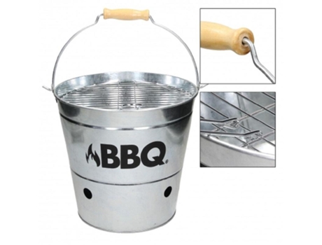 Barbacoa Cubo Zinc 26,5x25 Cm Bbq