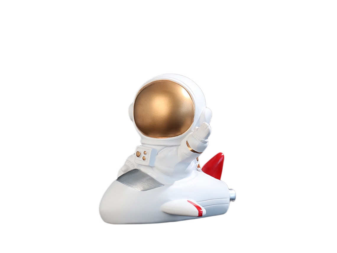 Cofrinho Astronauta Qinwei Com Luminária Noturna, Estátua Criativa De Em Resina, Presente Aniversário Para Crianças, Decoração Qua Aquaforge