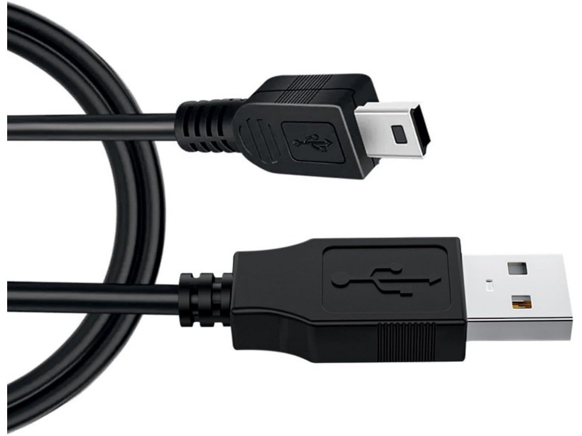 Cabo De Carregamento Usb Para 5 Pinos Com Design Trapezoidal Em