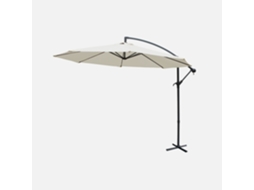 Guarda Sol Redondo SWEEEK Hardelot (Cru - Aluminio - 300cm)