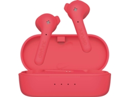 Auriculares Bluetooth True Wireless DEFUNC True Basic (In Ear - Microfone - Vermelho)