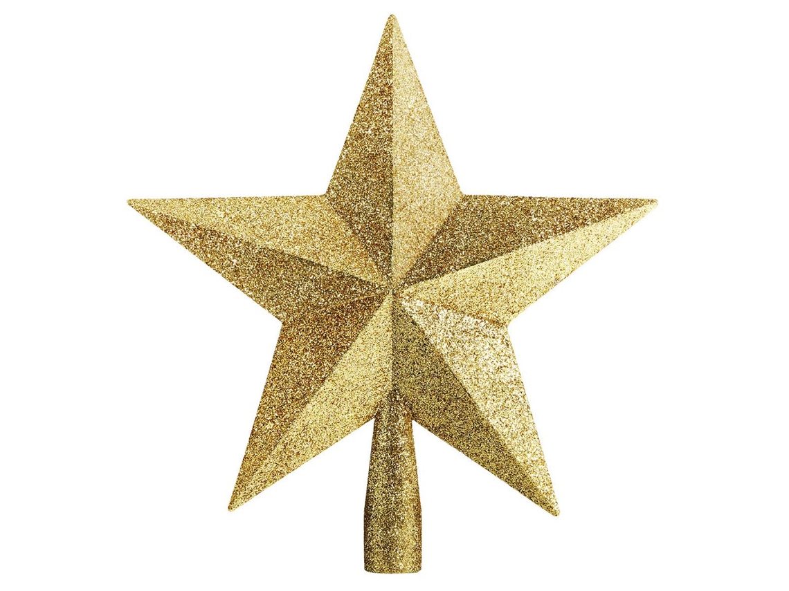 Árvore de Natal Decorativa Estrela Celtic Rosa 20cm para Topo de Árvore LAXISCREED