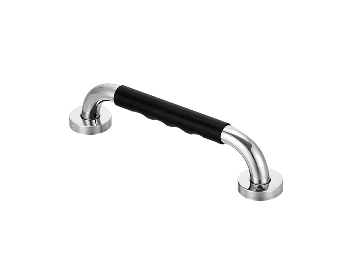 Barra de apoio anti derrubagem para banheiro aço inox com capa de silicone 19.6 polegadas | S/MARCA