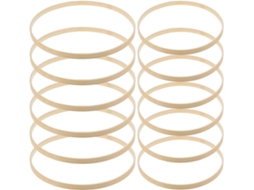 Conjunto De 12 Anéis De Bambu Para Apanhador De Sonhos, Ideais Para Casamento E Macramê