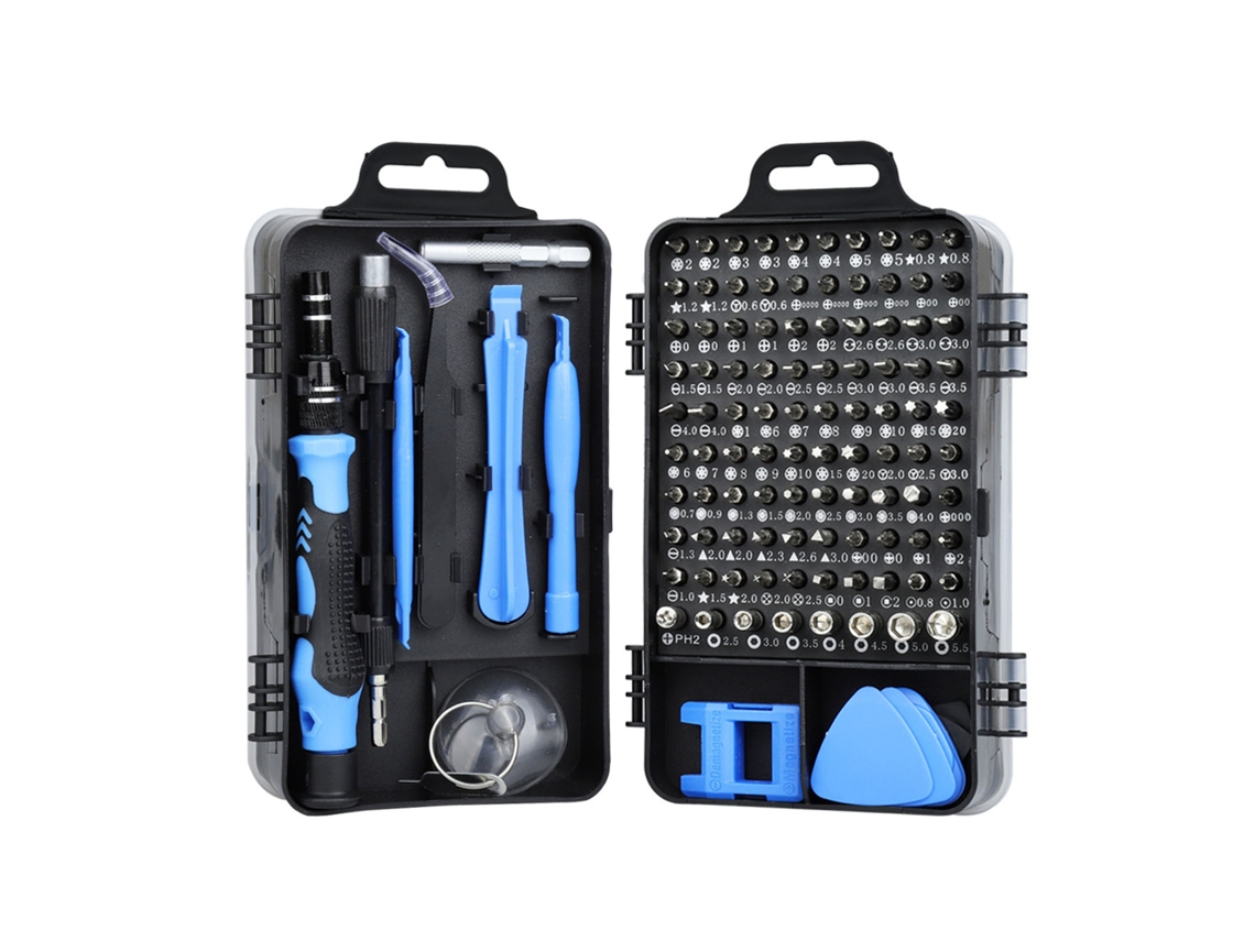 Conjunto De Chaves De Fenda De Aço Carbono Para Reparação De Relógios, Celulares E Dispositivos Eletrônicos Azul