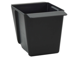 Conjunto 12 Caixa De Flores Vidaxl Preto Polipropileno (14 X 9 X 9,5 Cm)