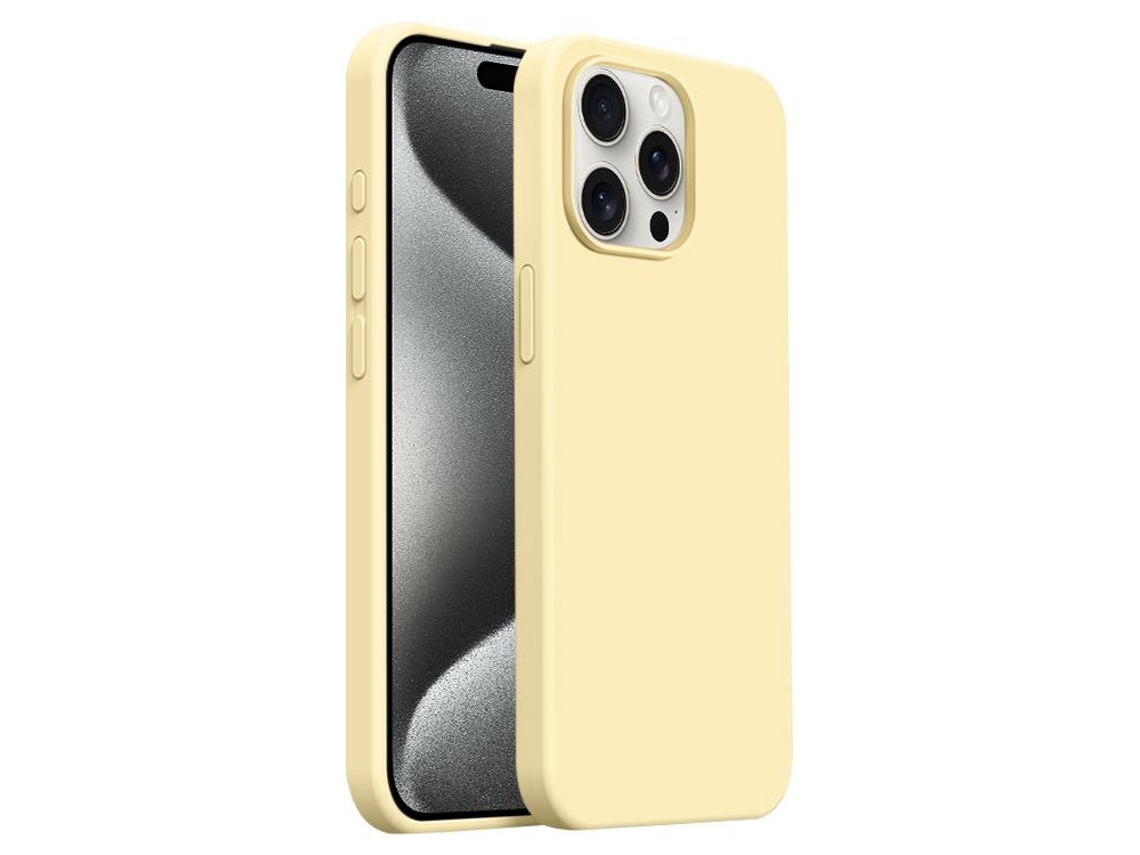 Capa De Silicone Líquido Ultra Fina Para Iphone 15 Pro Max - Cobertura Total - Magsafe