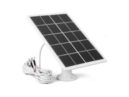 Painel Solar de 3 W para Campainha Vídeo Ring 4, 3 Plus e 2, Carregador de Campainha Inteligente BRILVIBERA