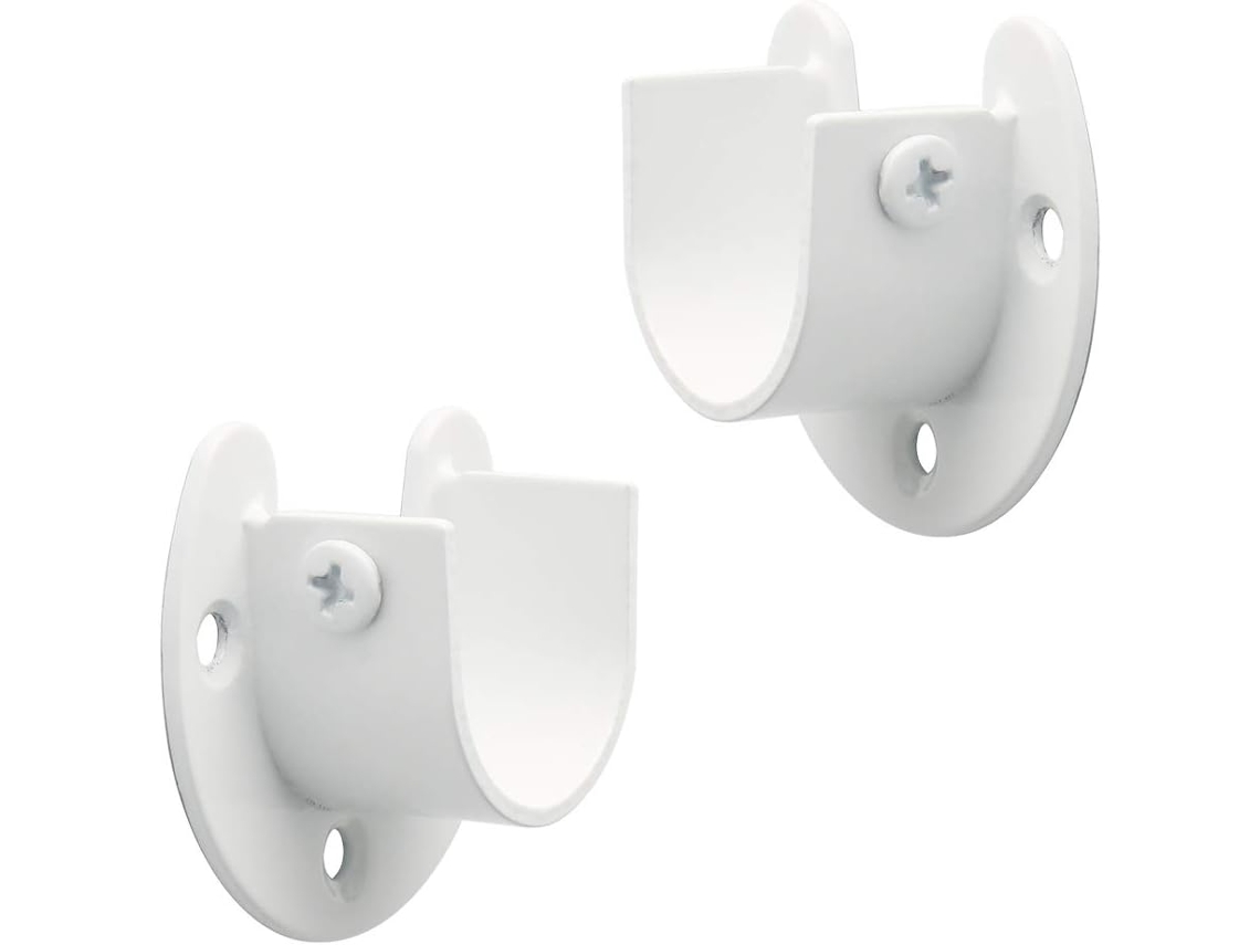 Suporte Para Varão De Cortina, Encaixes Em Forma De U, Varão Para Guarda, Roupa, Cabide De Extremidade