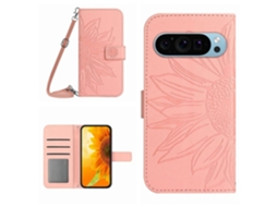 Capa Tiracolo Para Google Google Pixel 9 Pro Veanxin Pele