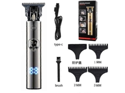 Máquina De Cortar Cabelo Elétrica Com Visor Digital (cor Pistola) - Aparador De Cabelo Sem Fio Para Homens