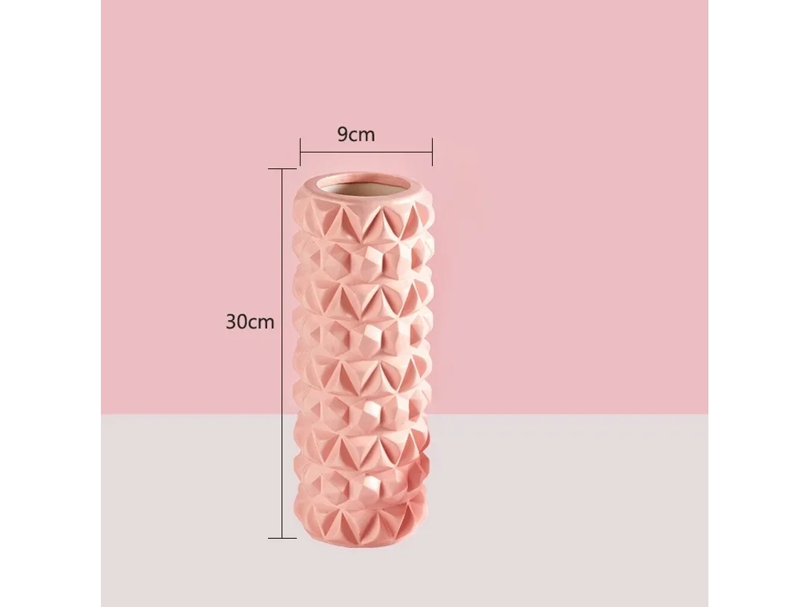 Rolo de Ginástica para Ioga e Pilates, Massageador Macio para Coxas MDUG (rosa)