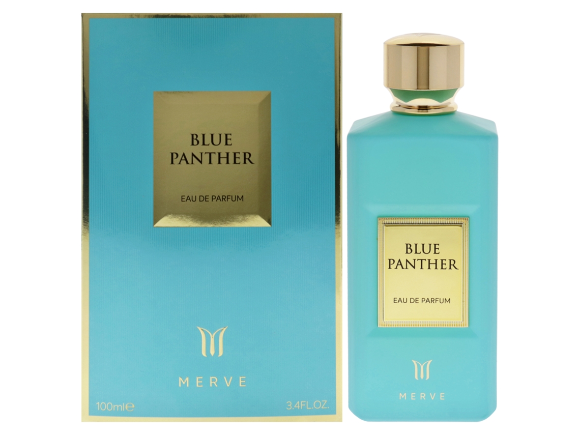 Blue Panther da MERVE para homens - spray EDP de 3,4 onças