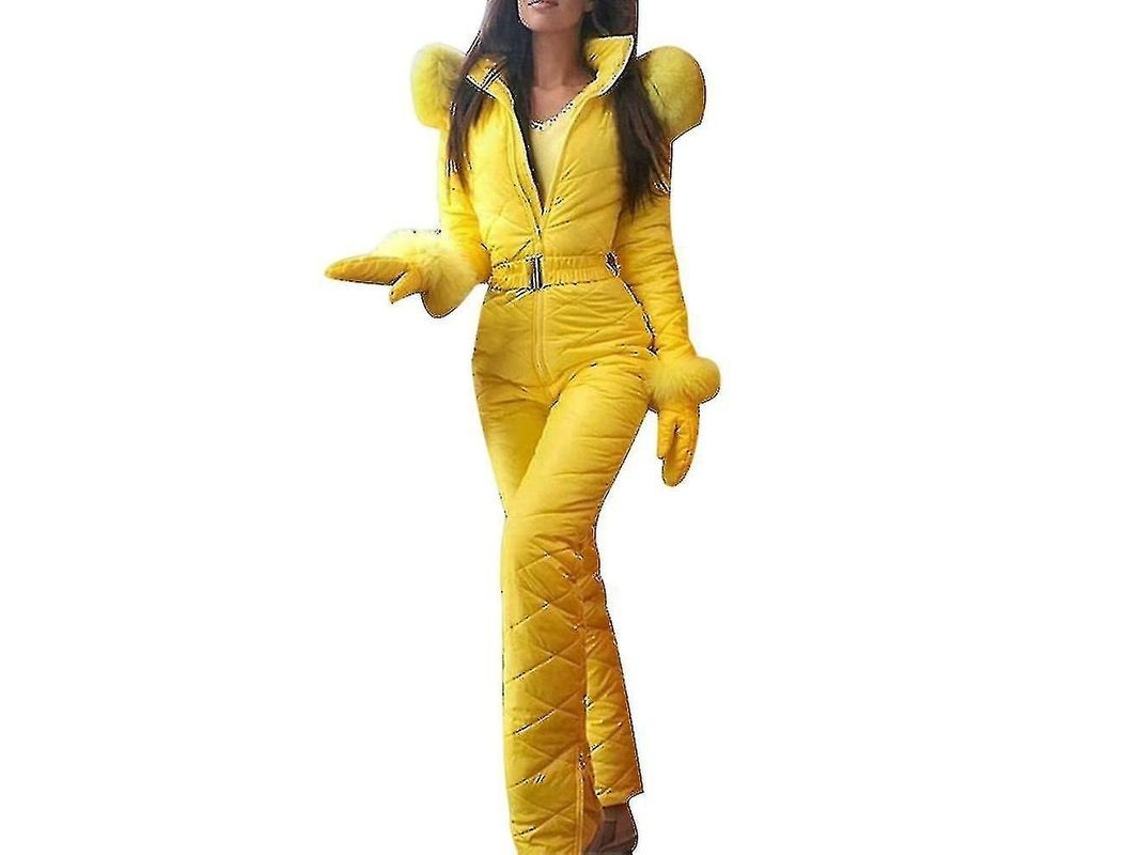 2026 traje de Neve para Mulher Impermeável com Cremeleira para Esportes Ao Ar Livre no Inverno