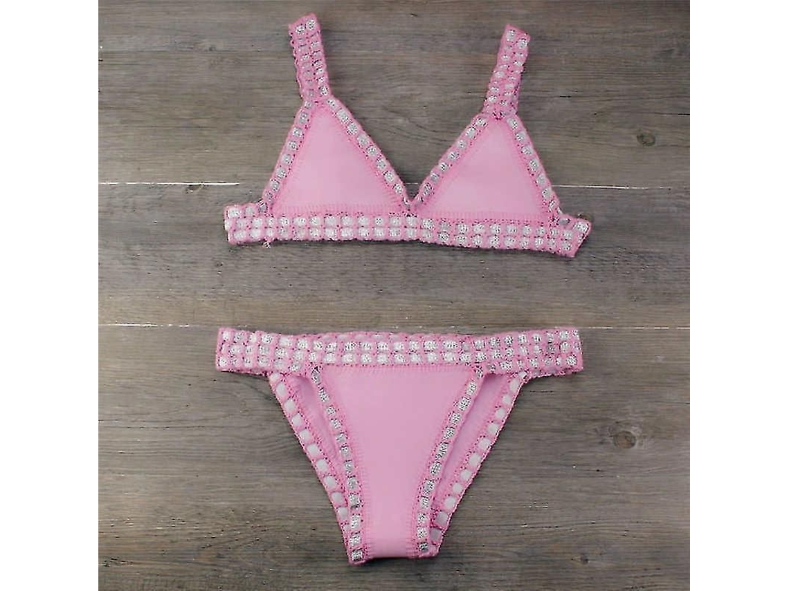 BIQUÍNI de Crochê para Mulher, Sexy, Sem Lã, Tamanho Normal | MARCA