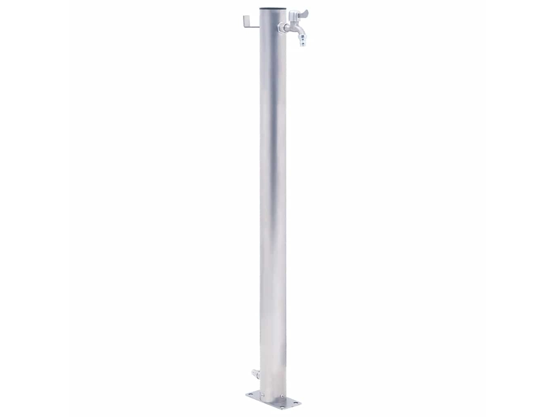Vidaxl Coluna De Água Para Jardim Em Aço Inoxidável Redonda 60 Cm