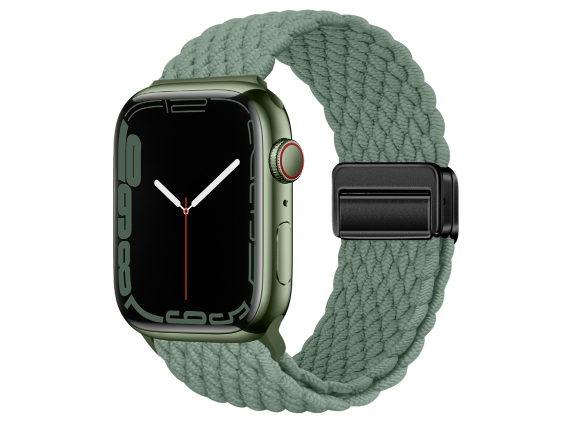Bracelete Para Apple Watch 42/44/45/46/49mm Onda Verde Cuich