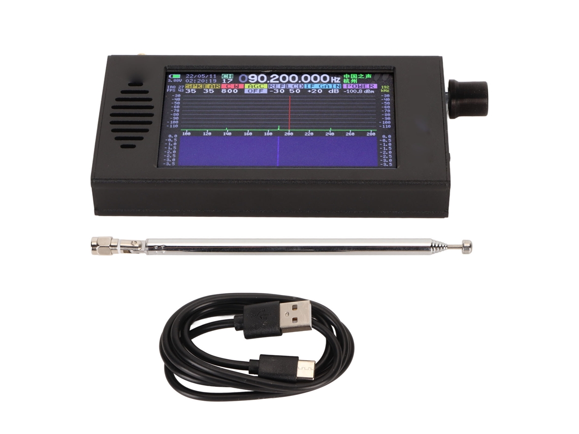 Rádio Receptor Todo em Chinês EOOCOO (recepção de Ondas Curtas Definida por Software)