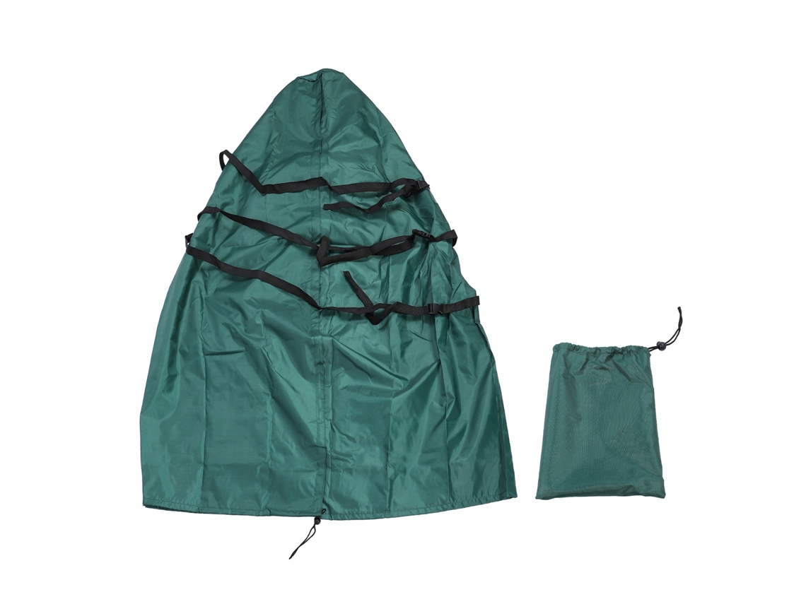 Bolsa de Armazenamento Vertical para Árvore de Natal 420d Impermeável Protetora Contra Poeira Vento Sol 30x58in