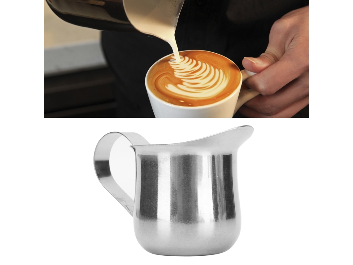 Espumador De Leite Em Aço Inoxidável, Ergonômico, Para Cafeteira, 60 Ml(2 Oz)