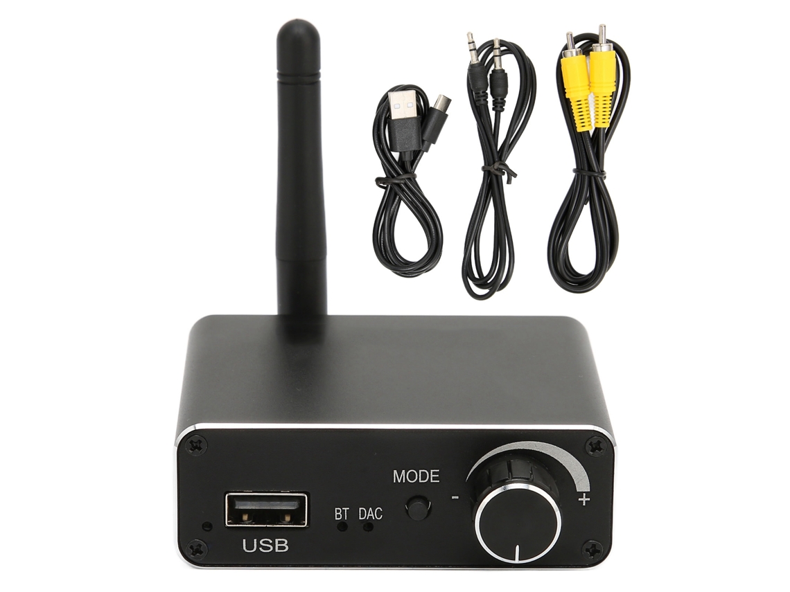 Conversor de Áudio Digital EOOCOO, Bluetooth, óptico, coaxial