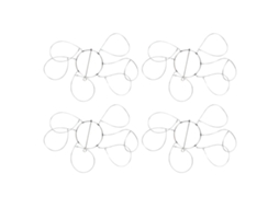 Armadilha de Caranguejo Aço Inoxidável 4pcs