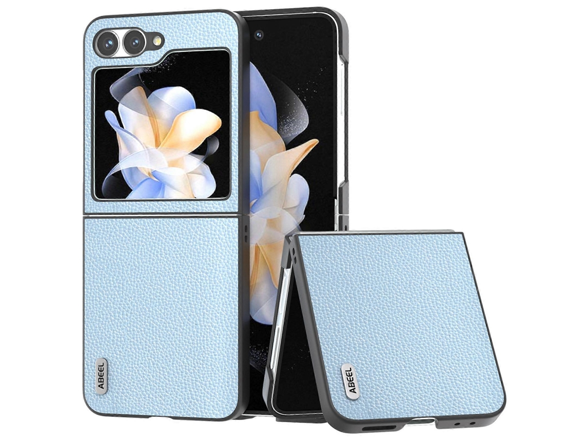 Capa De Celular Mino De Couro Com Borda Preta Abeel
