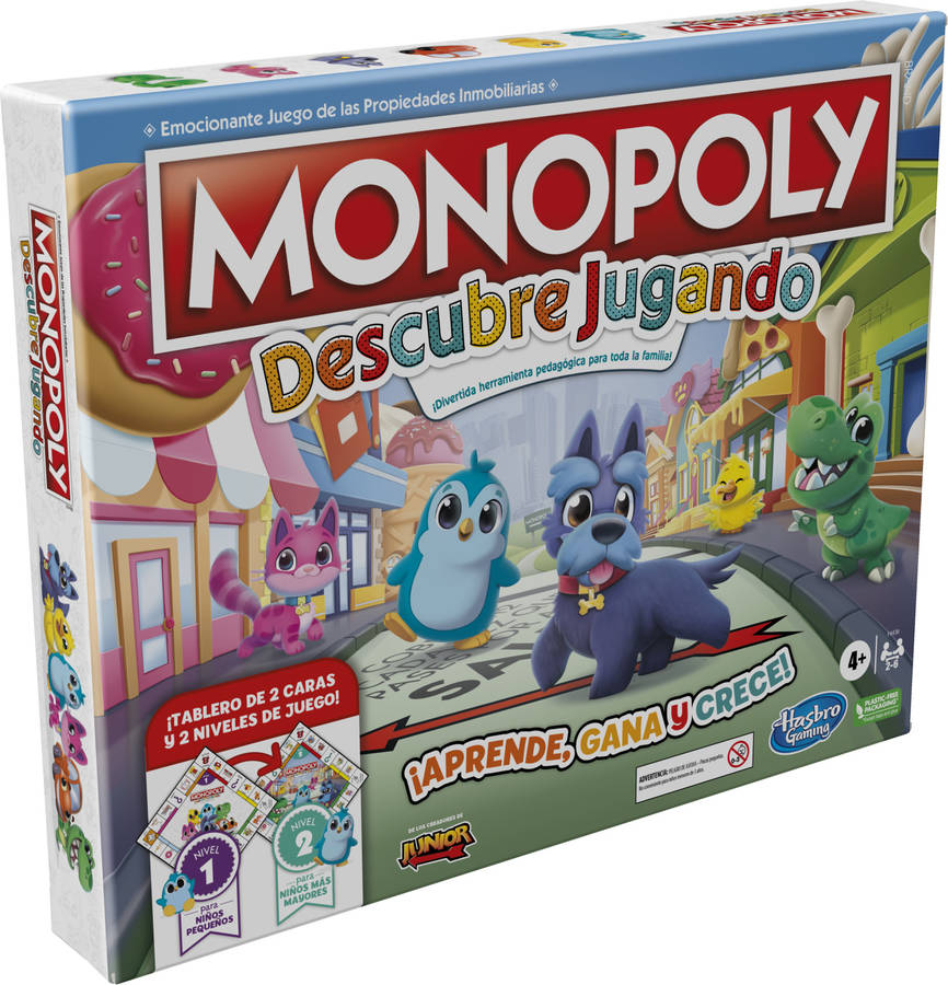 Jogo de Tabuleiro MONOPOLY Junior (Idade Mínima Recomendada: 4 anos -  Versão em Português)