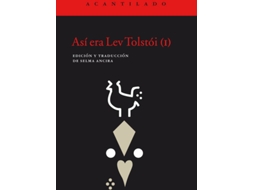 Livro Así Era Lev Tolstoi de Vários Autores
