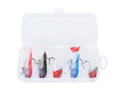 Lure Set (fish Attracting, Simulated Bait) 6cm/8g Five-piece Lead-head Jig Combo Soft Bait Fish Lure Artificial Bait