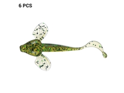 Lure Bait, Simulated Salamander-shaped Fish Attractor, Fish-shaped Curly Tail Soft Bait