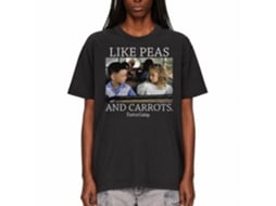 Rockinstone Forrest Gump Like Peas And Carrots Solid Smoke Adult T-shirt Size:xxl