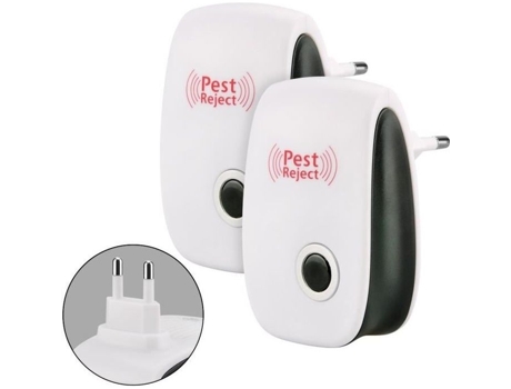 2 X Ultrassônico Anti-pragas Repelente De Insetos Mosquitos Roedores Repelente Eletrônico De Pragas Para Lutar Contra Ratos, Baratas E Formigas