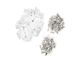 Conectores De Espátula Com Mangas Isolantes 2.8mm