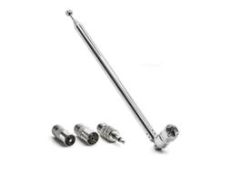 Lurelia Antena Am/fm, 1-3 Cm, 3,5 Mm, 76 Cm, Prateado