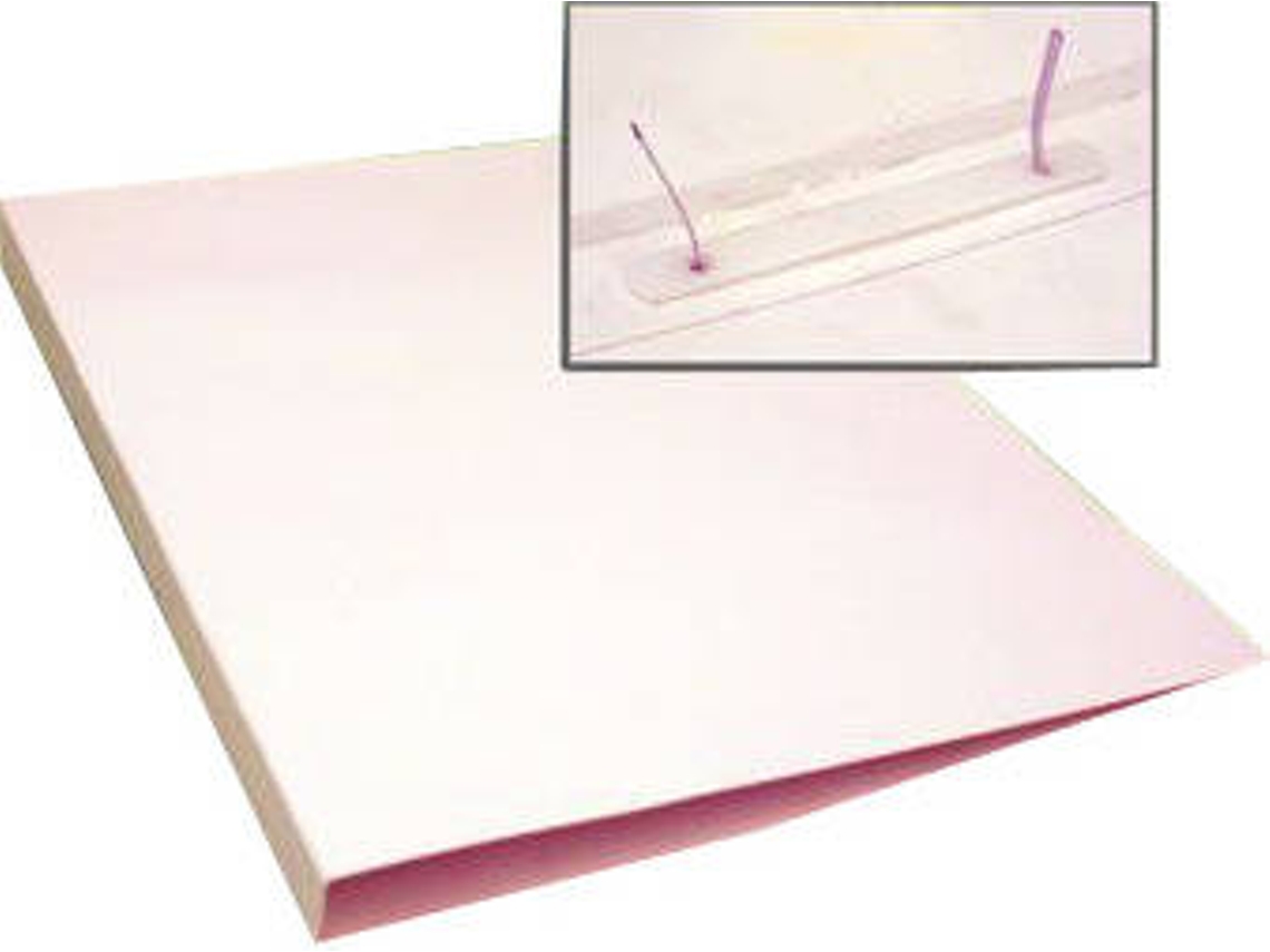 Dossier CARTONEX Alto Brilho L10 com Ferragem Branco