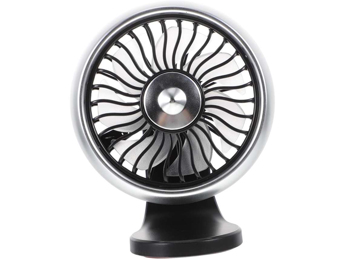 Ventilador Silencioso Para Carro Aboofan Com Luz, Ventilador Elétrico Portátil Para Resfriamento
