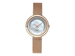 2026 wwoor Relógio de Quartzo Elegante de Moda Feminina Ouro Rosa